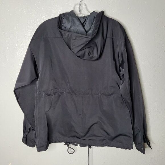 Good American Hooded Volume Jacket coat GP0784 BLACK womens Size 1 Small - Picture 6 of 8